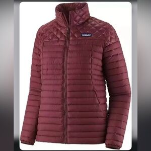 PATAGONIA Women's ALPLIGHT DOWN JACKET Dark Ruby Size LARGE